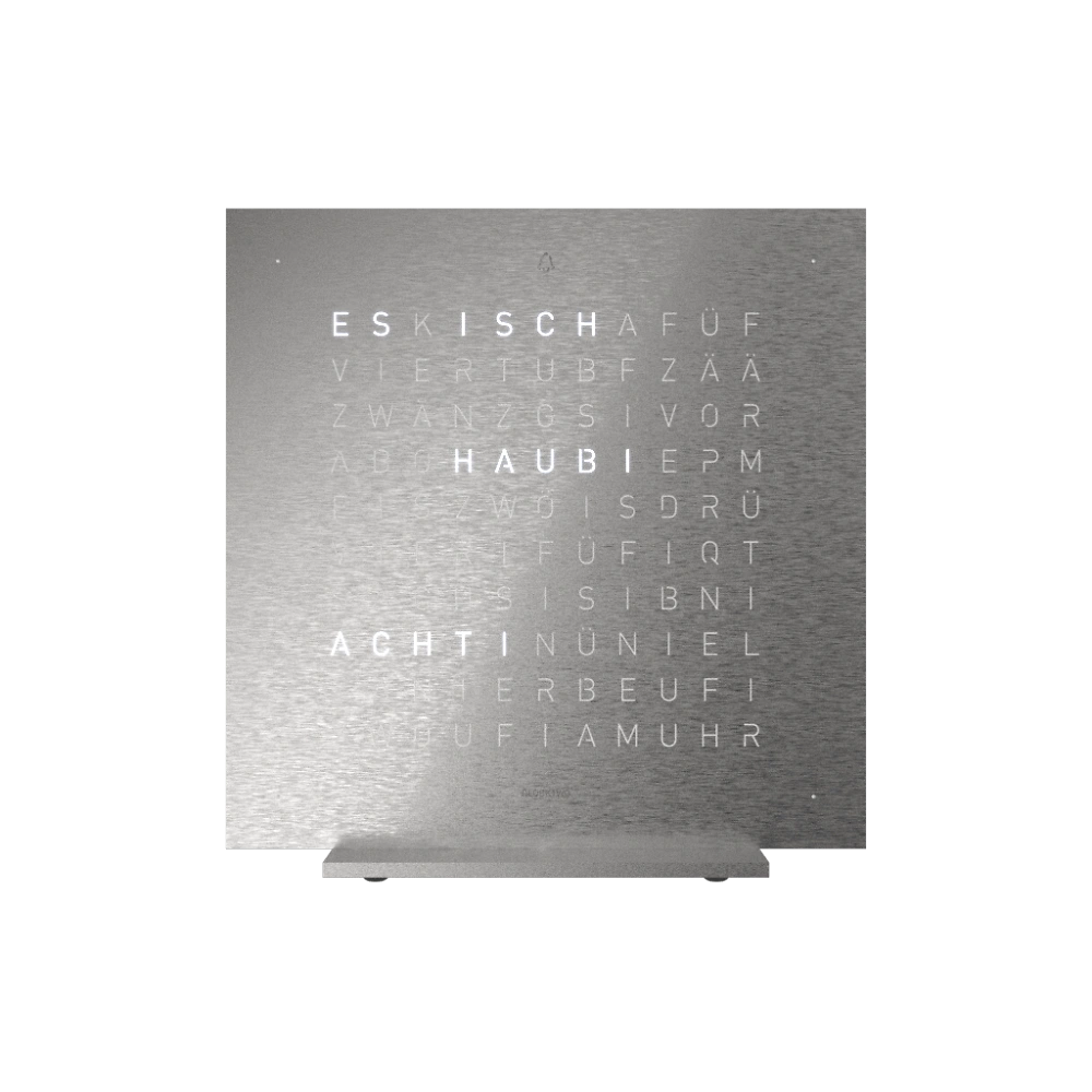 QLOCKTWO FRONTCOVER EARTH 13.5 | Full Metal