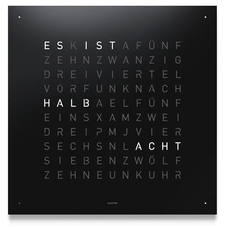 QLOCKTWO EARTH 45 | Black Pepper