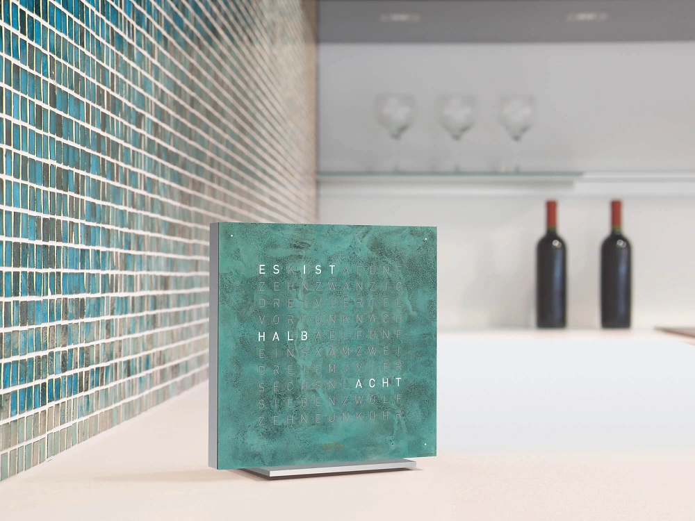 QLOCKTWO EARTH 13.5 | Vintage Copper