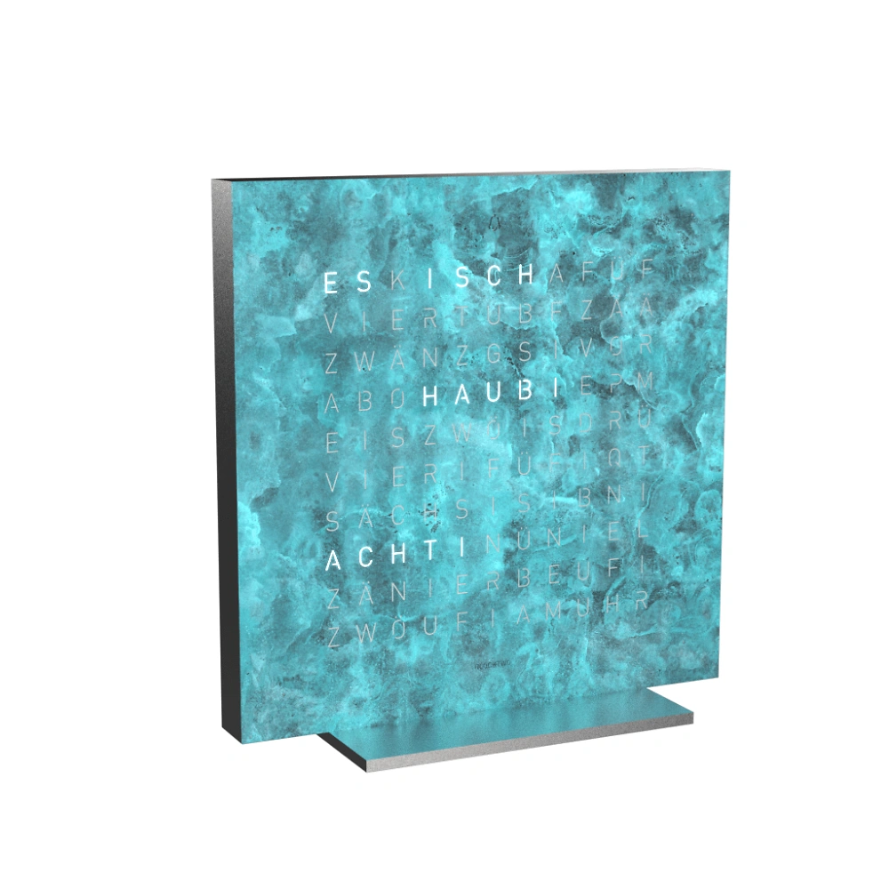 QLOCKTWO EARTH 13.5 | Vintage Copper