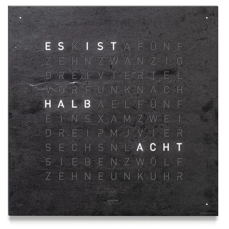 QLOCKTWO EARTH 90 | Metamorphite