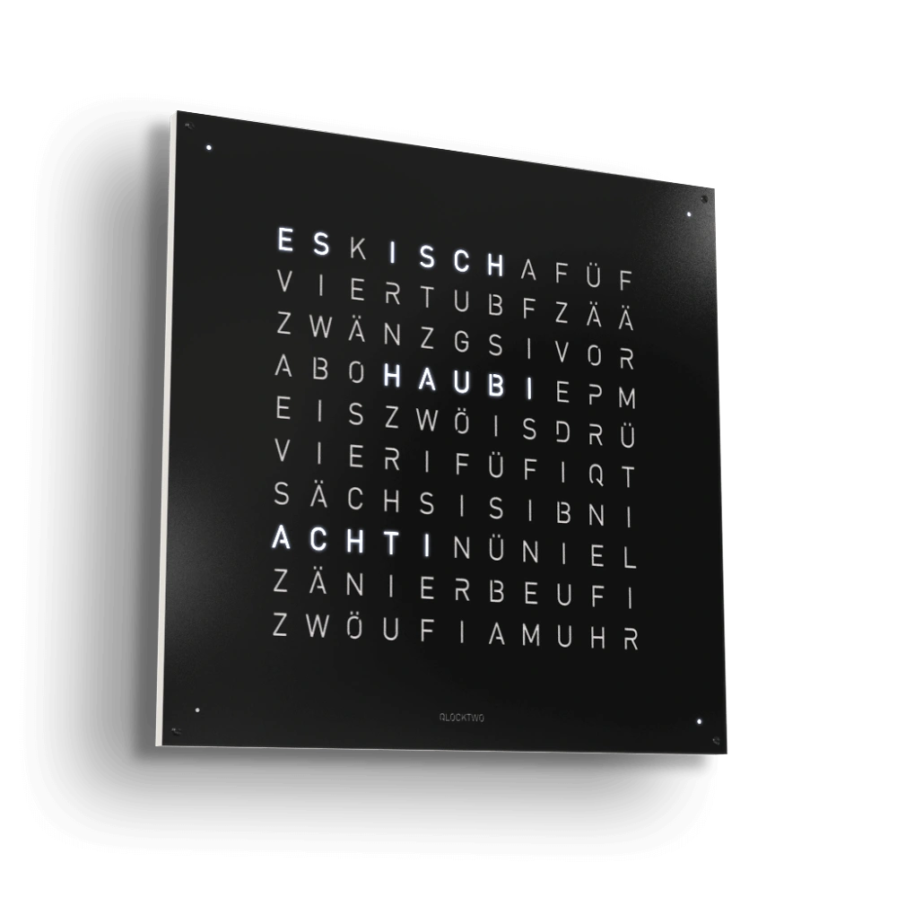 QLOCKTWO EARTH 90 | Black Pepper