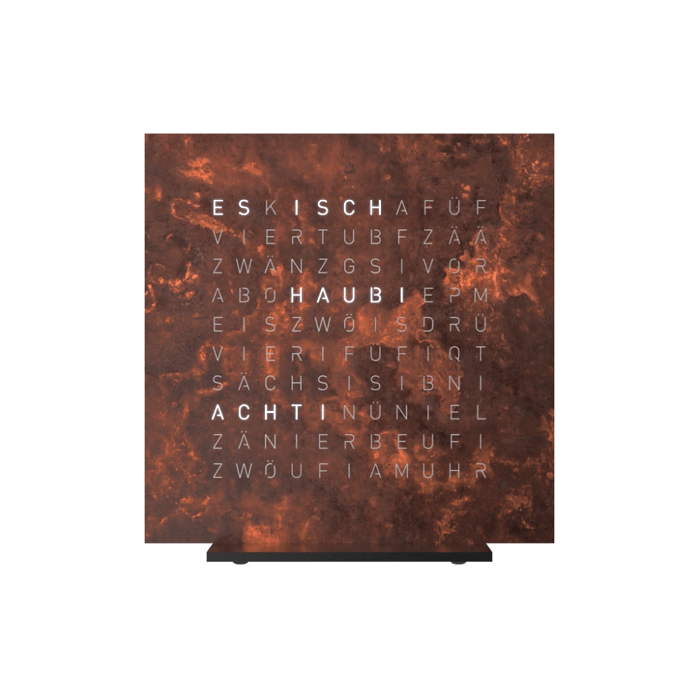 QLOCKTWO EARTH 13.5 | Rust