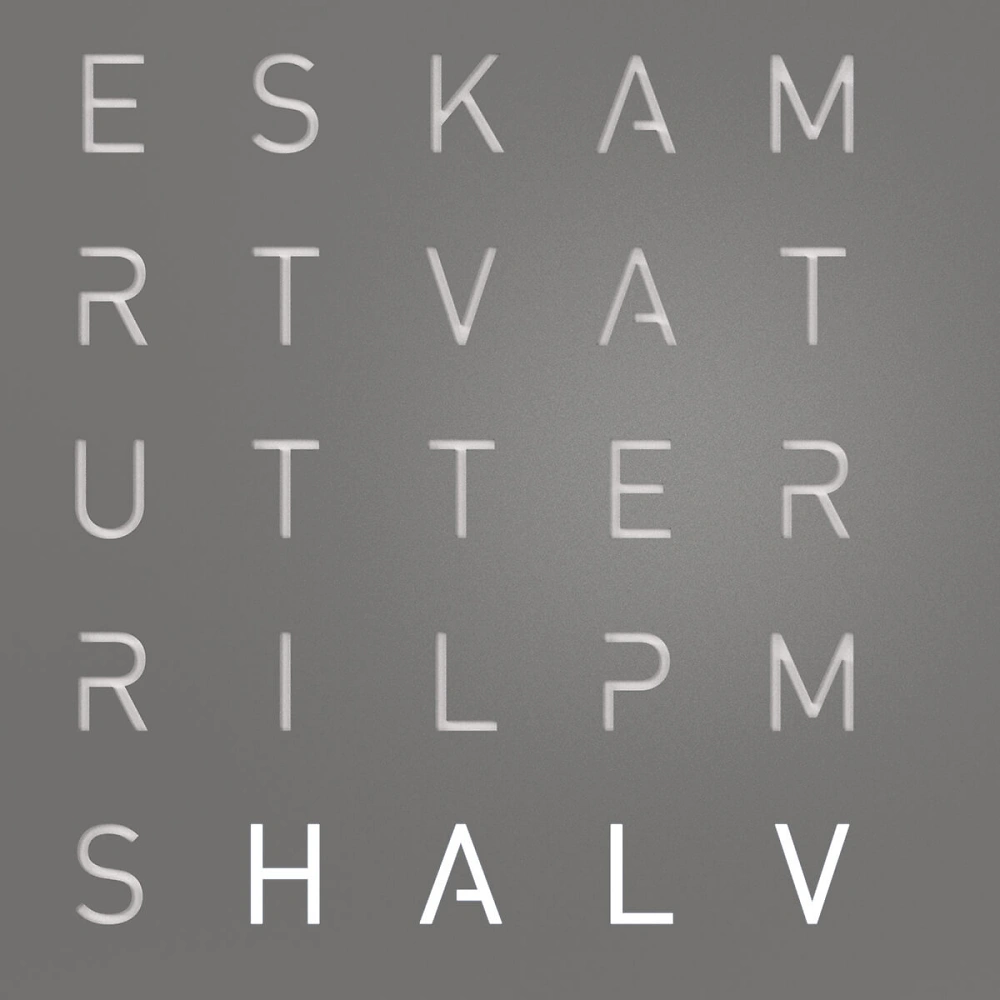 QLOCKTWO EARTH 90 | Grey Pepper