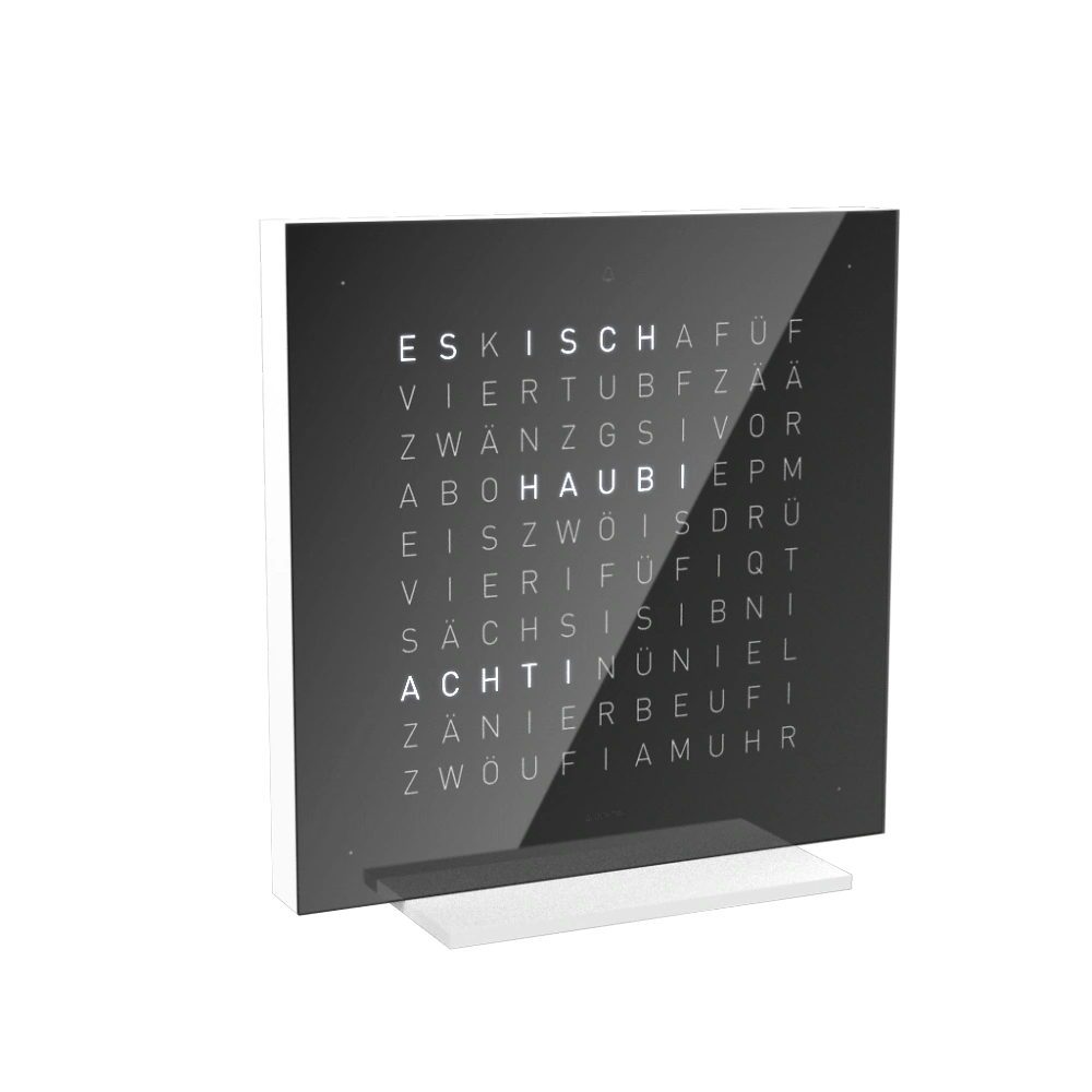 QLOCKTWO FRONTCOVER EARTH 13.5 | Black Ice Tea