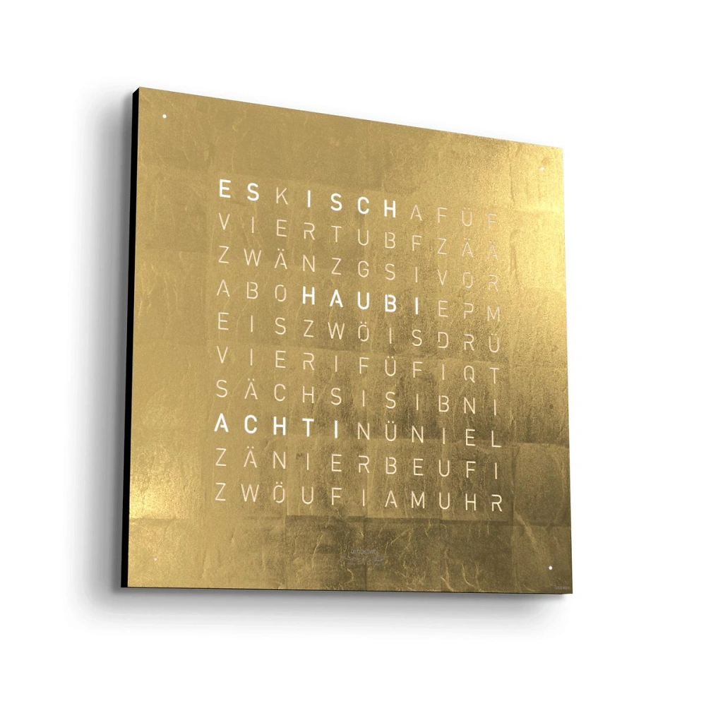 QLOCKTWO EARTH 90 | Gold