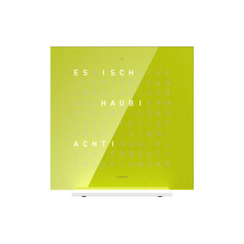 QLOCKTWO FRONTCOVER EARTH 13.5 | Lime Jucie