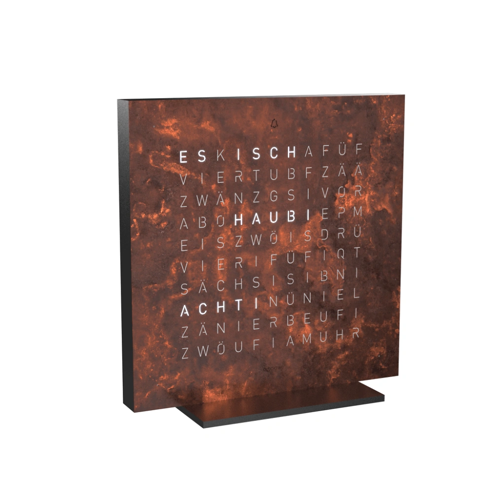 QLOCKTWO EARTH 13.5 | Rust