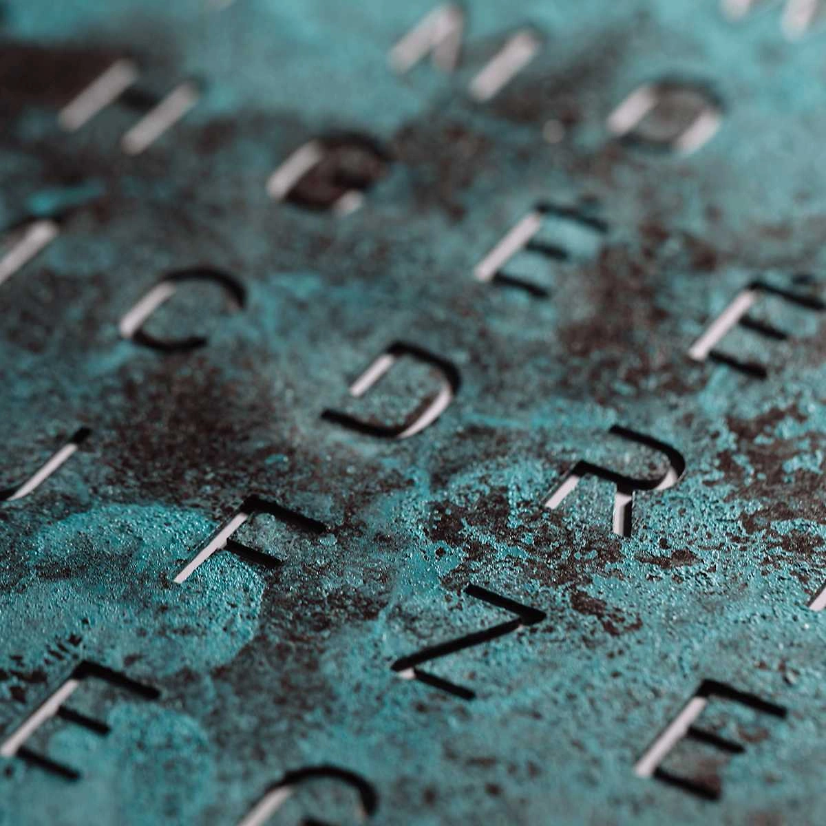 QLOCKTWO EARTH 90 | Vintage Copper