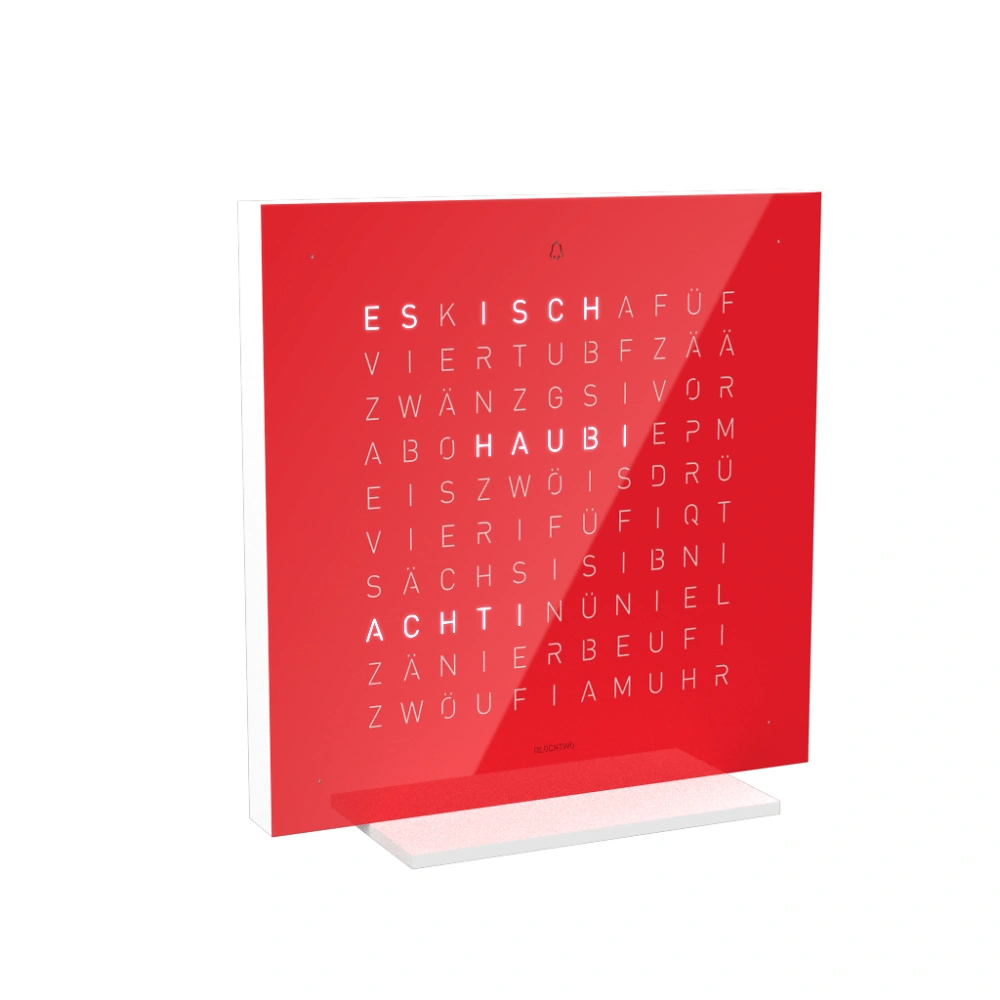 QLOCKTWO FRONTCOVER EARTH 13.5 | Cherry Cake